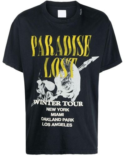 Alchemist T-Shirt mit "Paradise Lost Winter Tour"-Print - Schwarz