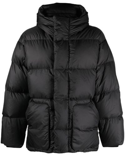 Ienki Ienki Michlin Zip-up Quilted Hooded Jacket - Black