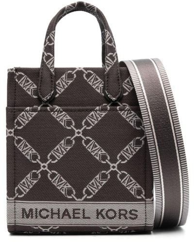 Michael Kors Small Gigi Logo-print Crossbody Bag - Black