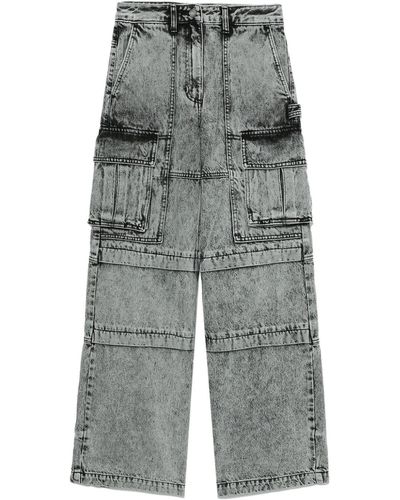 Juun.J Mid-rise Wide-leg Jeans - Grey