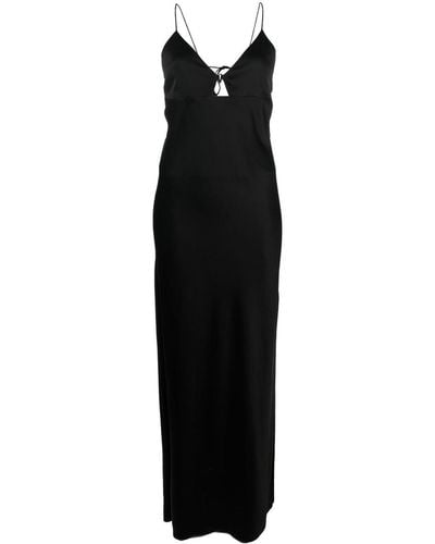 Filippa K Cut-out Slip Dress - Black