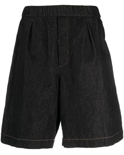 Forme D'expression Denim Shorts - Zwart