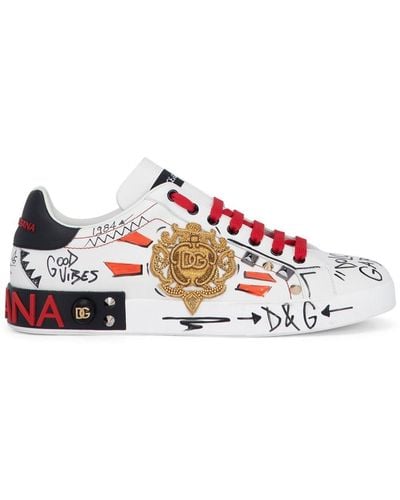 Dolce & Gabbana Low-top Sneakers - Wit