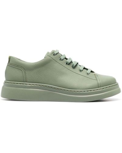 Camper Lace-up Leather Trainers - Green