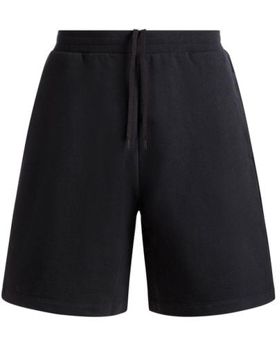 Bally Logo-embroidered Organic Cotton Shorts - Black