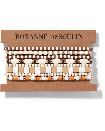 Roxanne Assoulin Set de pulseras Color Therapy® White - Blanco