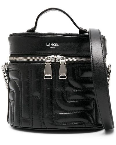 Lancel レザー バケットバッグ - ブラック