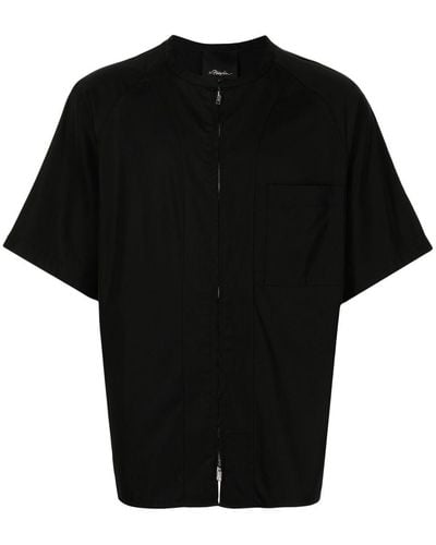 3.1 Phillip Lim Camisa con cremallera - Negro