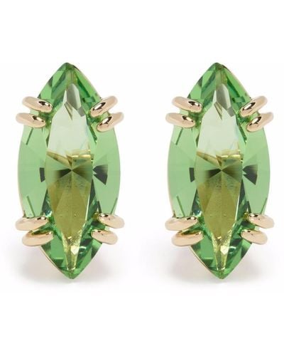 Swarovski Gema Crystal Stud Earrings - Green