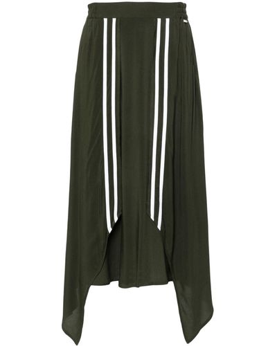 Liu Jo Asymmetric Midi Skirt - Green