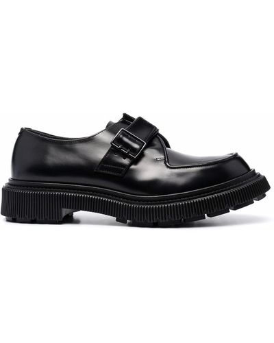 Adieu Type 136 Buckle Derby Shoes - Black