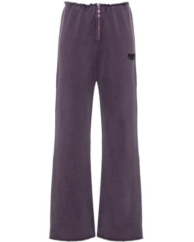 Cotton Track Pants For Women - Purple at Rs 470.00