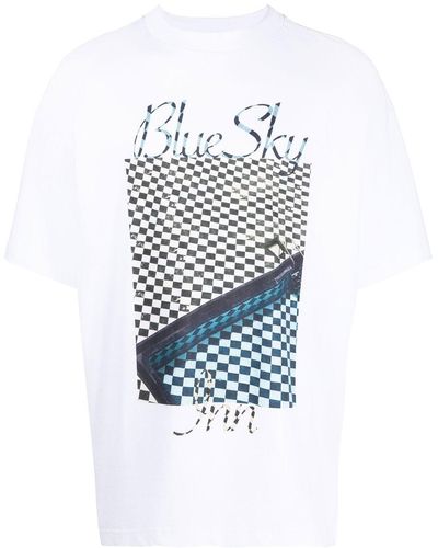 BLUE SKY INN Camiseta con estampado gráfico - Blanco