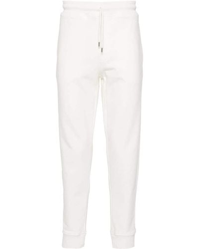 C.P. Company Pantalones de chándal con logo bordado - Blanco