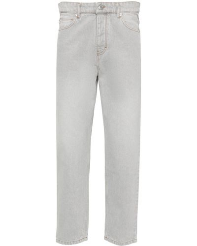 Ami Paris Cropped tapered jeans - Grau