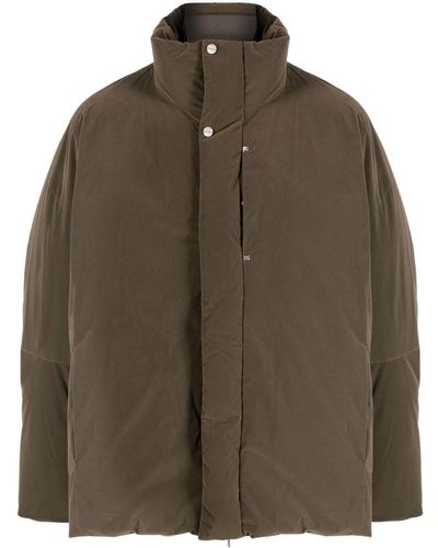 WOOYOUNGMI Funnel-neck Padded Jacket - Brown