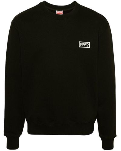 KENZO Sweater Met Geborduurd Logo - Zwart
