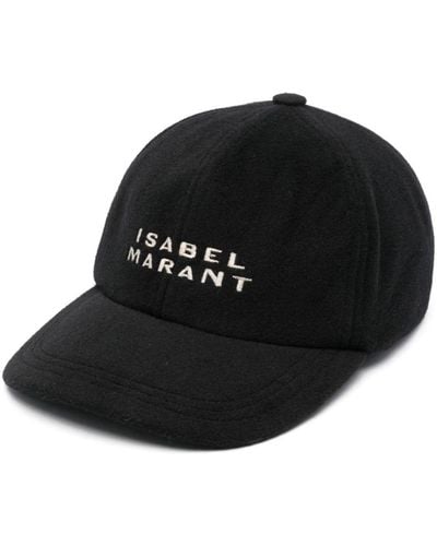 Isabel Marant Embroidered-Logo Baseball Cap - Black