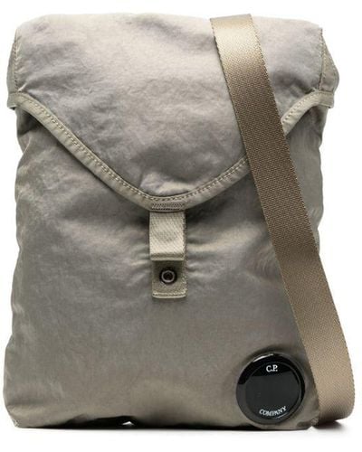 C.P. Company Nylon B Lens-detail Messenger Bag - Grey
