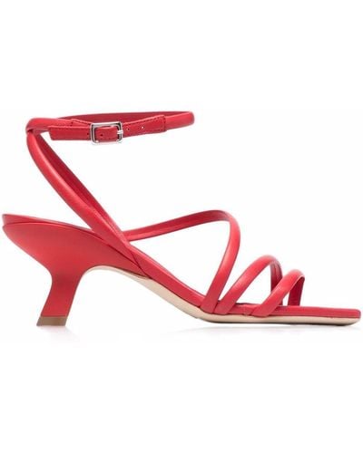 Vic Matié Strappy 65mm Sandals - Red