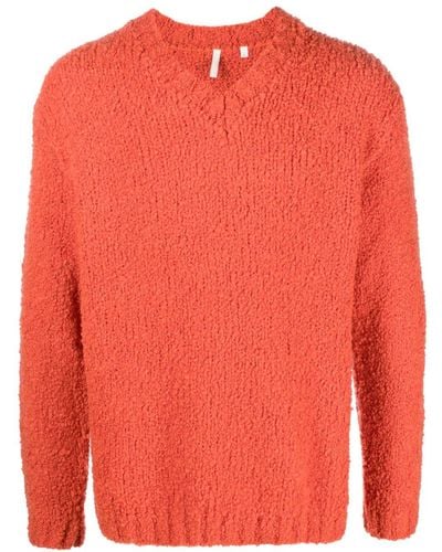 sunflower Aske Fleece-texture Sweater - Orange