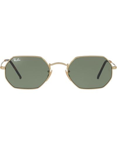 Ray-Ban Octagonal-frame Sunglasses - Green