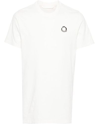 Moncler Camiseta con aplique del logo - Blanco