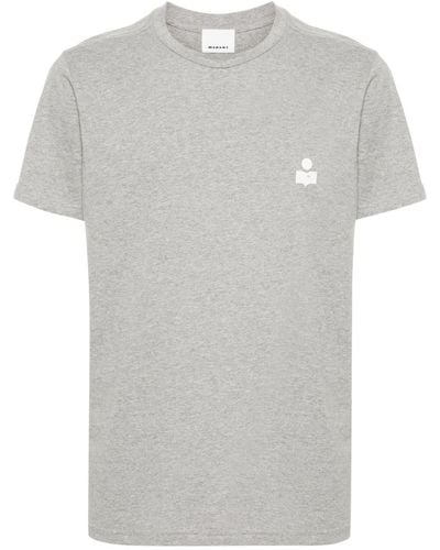 Isabel Marant T-shirt Met Logoprint - Grijs