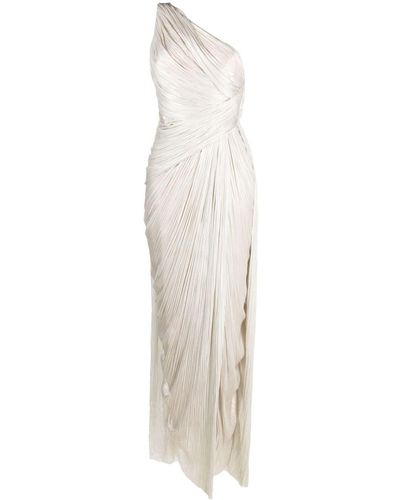 Maria Lucia Hohan Esther Pleated Silk Dress - White