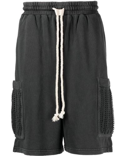 FIVE CM Large Cotton Shorts - Black