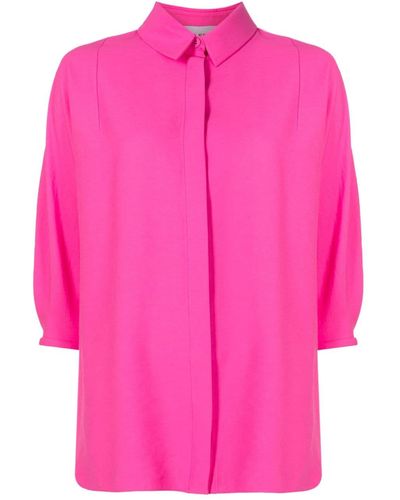 Gloria Coelho Camicia con colletto classico - Rosa