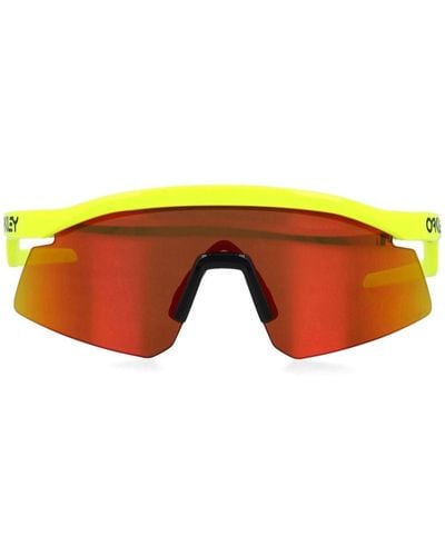 Oakley Hydra Shield-frame Sunglasses - Yellow