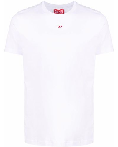 DIESEL T-diegor-d Logo-appliqué T-shirt - White