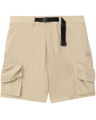 Chocoolate Belted Cargo Shorts - Natural