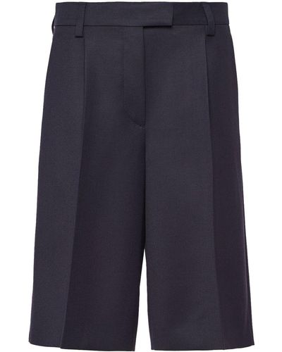 Prada Pantalones cortos de vestir - Azul