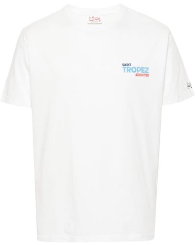 Mc2 Saint Barth Saint Tropez-print T-shirt - White