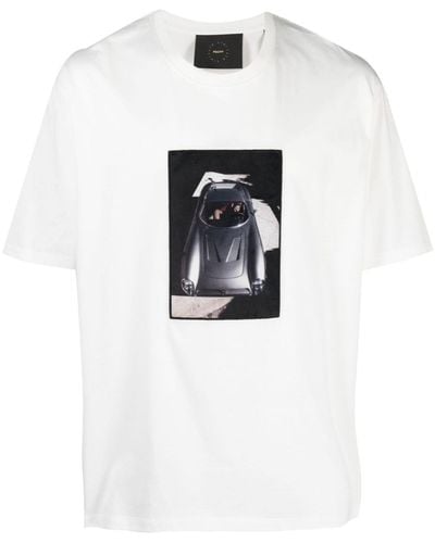 Limitato T-Shirt mit Foto-Print - Weiß