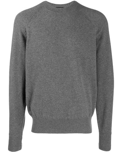 Tom Ford Crew Neck Sweater - Gray