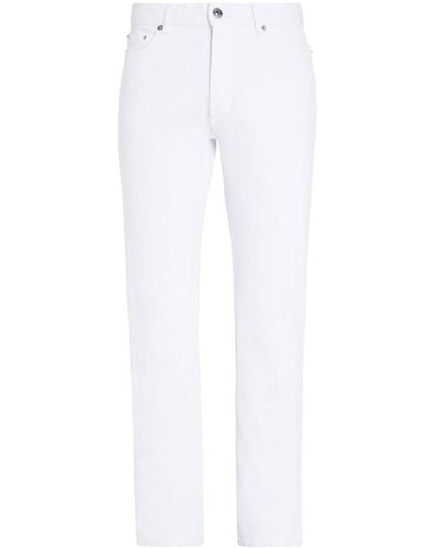 Zegna Roccia Slim-fit Jeans - Wit