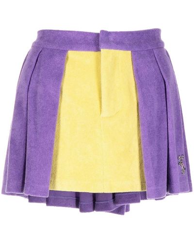 Natasha Zinko Terry Tennis Skirt - Purple