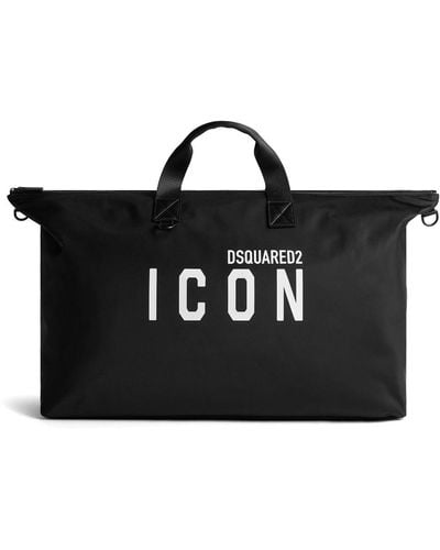DSquared² Logo-Print Tote Bag - Black