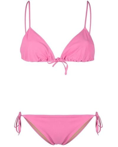 Lido Bikini Met Veters - Roze