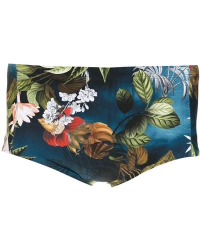 Lygia & Nanny Parati Print Swimming Trunks - Blue