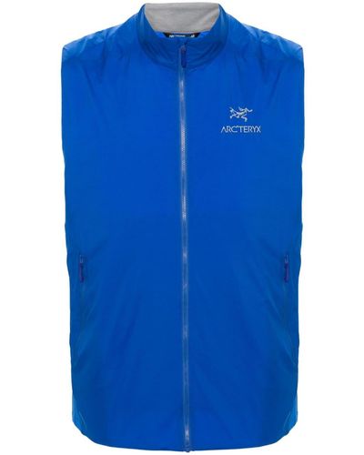 Arc'teryx Gilet Atom con ricamo - Blu