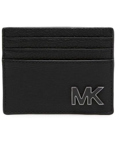 Michael Kors Logo-plaque Cardholder - Black