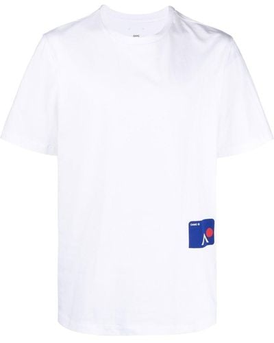 OAMC Camiseta con fotografía estampada - Blanco