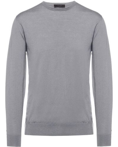 Prada Pullover mit rundem Ausschnitt - Grau