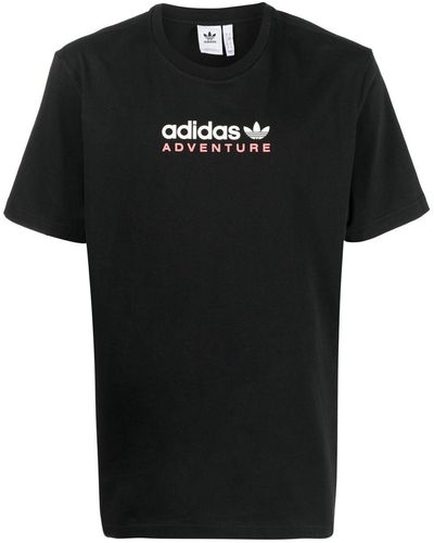 adidas ロゴ Tシャツ - ブラック