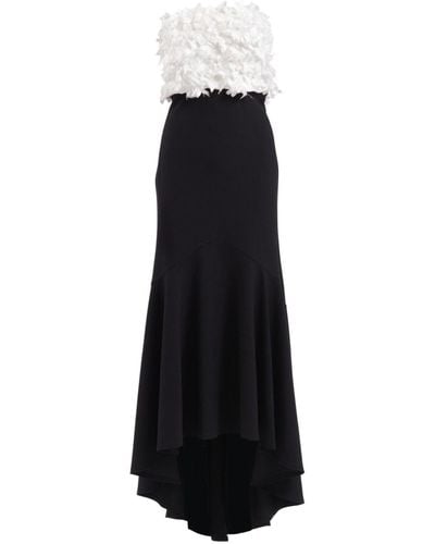Tadashi Shoji Xora Appliquéd Gown - Black