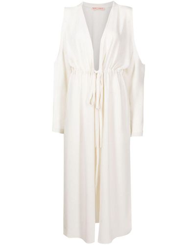 Olympiah Jussi Tie-fastening Dress - White
